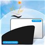 FuxFuis 4PCS Pare Soleil Voiture Magnétique, Protection Solaire Voiture Pare-Soleils Auto Cache Soleil Voiture Par Soleil Vitre 