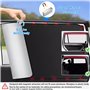 FuxFuis 4PCS Pare Soleil Voiture Magnétique, Protection Solaire Voiture Pare-Soleils Auto Cache Soleil Voiture Par Soleil Vitre 