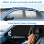 FuxFuis 4PCS Pare Soleil Voiture Magnétique, Protection Solaire Voiture Pare-Soleils Auto Cache Soleil Voiture Par Soleil Vitre 