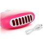 Tongping Mini ventilateur USB pour extension de cils (rose)