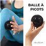 KALAHARI Balles de Massage KIT - plus Ebook d’exercices en Français - Boules Dou Peanut, à Picots, Lacrosse et Bande Élastique -