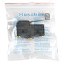 Heschen Micro interrupteur Z-15GW2S-B levier de rouleau de charnière en acier inoxydable 3 bornes à vis 0,5 mm écart de contact 