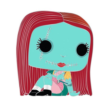 Funko Pop! Large Enamel Pin DISNEY: The Nightmare Before Christmas - Sally Pin en Émail - Broche Fantaisie Mignonne à Collection