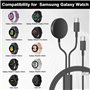 2 en 1 Câble Chargeur Montre pour Samsung Galaxy Watch 7/Watch Ultra/Watch 6/6 Classic/Watch 5 Pro/Watch 4 Classic/3/Active 2, C