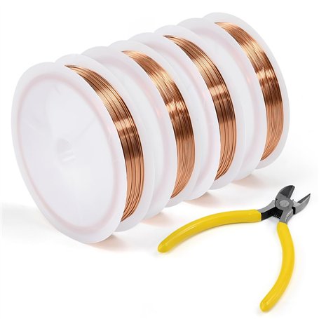 VGECEE Kit de Fil de Cuivre Émaillé