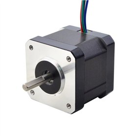 STEPPERONLINE Moteur pas a pas Nema 17 Stepper Motor Bipolaire 0.9deg 36Ncm 0.9A 42x42x40mm 4 Fils pour Imprimante 3D, Machine C STEPPERONLINE Moteur pas a pas Nema 17 Stepper Motor Bipolaire 0.9deg 36Ncm 0.9A 42x42x40mm 4 Fils pour Imprimante 3D
