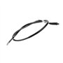 Qiilu Warrior 350 YFM350X 1987-2004 Câble d'embrayage en plastique + câble d'embrayage en acier carbone Noir