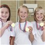 HOMURY Lot de 100 médailles d'or pour Enfants - Médailles d'or gagnantes - Médailles d'or gagnantes - Médailles gagnantes - Méda