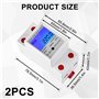 Compteur électrique numérique LCD - Compteur de courant alternatif - Rail DIN : 2 pièces - Compteur électrique numérique LCD 5 (
