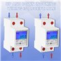 Compteur électrique numérique LCD - Compteur de courant alternatif - Rail DIN : 2 pièces - Compteur électrique numérique LCD 5 (