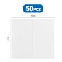 MumdoYAL 50 pièces cartes de place blanches,marque place mariage,porte nom table,marque place anniversaire,Pour mariage, anniver