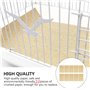Lot de 20 feuilles de papier de gravier pour cage à oiseaux, 27.9x43.2 cm, papier de calcium spécial pour cage à oiseaux dans le