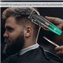 VGR 640 Tondeuse à cheveux Professionnelle Pour Hommes, Ensemble Tondeuse Et Trimmer Sans Fil, Kit De Coupe Zero Gap T-Blade, La