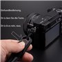 sangle d'épaule réglable pour appareil photo reflex numérique sans miroir