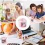 Taille-crayon électrique avec récipient alimenté par piles,Taille-Crayon automatisé sans Fil,antidérapant, double trou, pour Cra