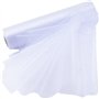 (26M *29CM) Rouleau Ruban Organza Tulle Bobine Tulle Blanche Pour Jupe de Mariée Chemin de Table Décoration Mariage Fête Anniver