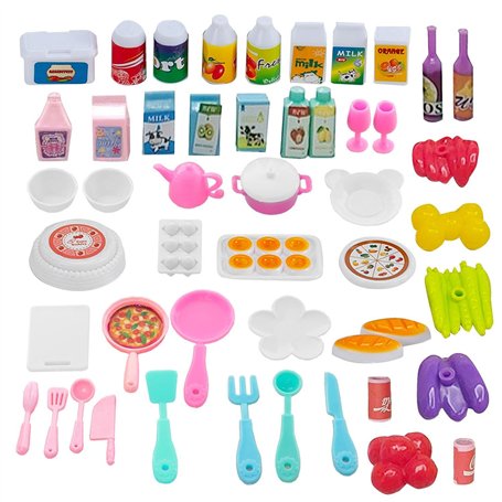 HDGSAFD 43 Jouets De Maison De Jeu Et 7 Accessoires De Fruits