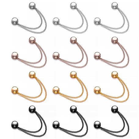 12 Pièces Boucles Magnétiques Pour Jambes De Pantalon