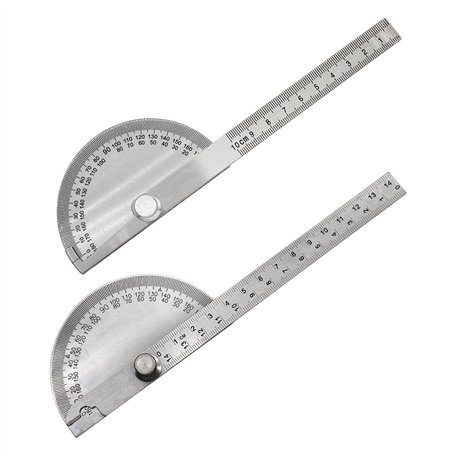 CVDYWDJIE Rapporteur en Acier Inoxydable 2 Pièces