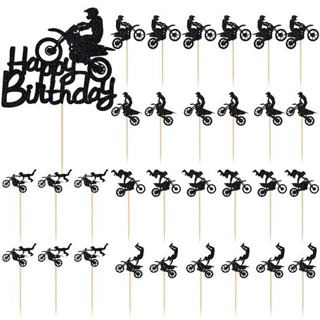 Inserts De Gâteau sur Le Thème De La Moto