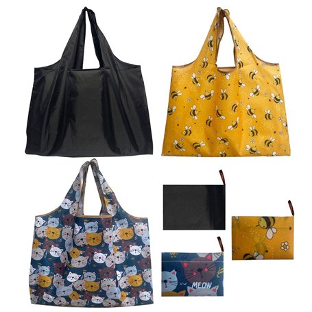 Sacs De Courses De Dessin Animé 3 Pièces