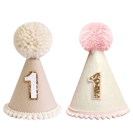 YSJCHEBS 2Pcs Chapeaux D’Anniversaire De Bébé