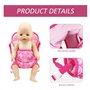NyxSeat Porte-poupée 1 pièce avec 2 bandanas à salive - Porte-poupée - Bandoulière réglable - Mini jouet pour filles et garçons.
