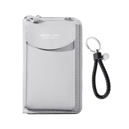 NyxSeat 1 sac à bandoulière pour téléphone portable avec 1 porte-clés en corde tressée