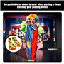 OAOSDH 1 Paire De Chaussures De Clown pour Enfants, Personnalité Créative, Chaussures À Lacets Réglables, Accessoires De Jeu De