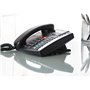 ERHUO Lot de 2 câbles enroulés pour combiné téléphonique 4P4C Noir 4 m Longueur 0,45 à 4 m RJ9