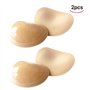 Xrten 2pcs Auto-adhésif Coussinets Amovibles en Silicone, Grossir d´Une Taille et Maintenir La Poitrine