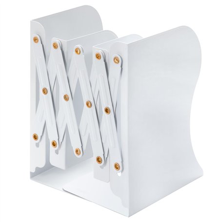 Presse-Livres Extensible Serre Livres en Métal Réglable Serre-Livres pour Livres Lourds pour la Maison Bureau l'école Bibliothèq