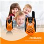 Retevis RT602 Talkie Walkie Rechargeable, Jouet Enfant avec Base de Chargement et Li ION Batterie, Lampe Poche, Cadeau pour Camp
