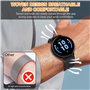 AIDOWU Bracelet pour Garmin Venu 3/2/Forerunner 265/265 Music /255/255 Music/Vivoactive 4 Acier Inoxydable Fermoir Magnétique,Br