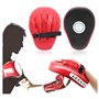 Pattes d'ours Boxe, 1 Paire Pattes d'ours Boxe en Cuir Bouclier Courbe Cuir Bouclier Courbe Boxing Pad pour Boxe MMA Incurvé Mua