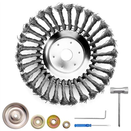 Elsrantor 8 Pouce tête de débroussailleuse à plaque de désherbage
