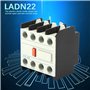 2 NO 2 NC LADN22 AC Contactor Schakelaar F4-22 Modèle