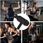 XFSRG 1 Paire Sangles de Tirage Musculation Robustes et Confortables Sangles de Levage avec Boucles en D pour Entraînement de Fo