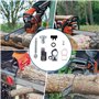 AUMEL Kit d'écrous de goujon de barre de tendeur de tendeur de chaîne Pour tronçonneuse Stihl 066 MS660 MS 660 Remplacer 1138 66