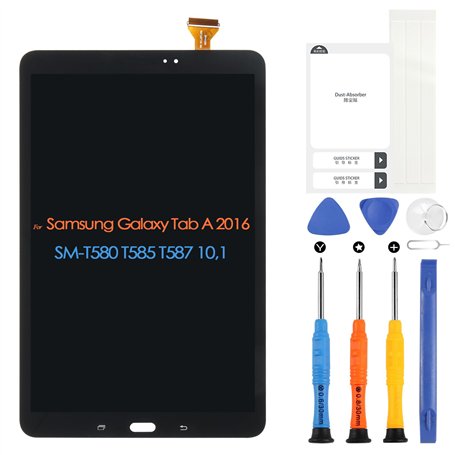 Écran LCD pour Samsung Galaxy Tab A 2016 SM-T580 T585 T587 Écran Remplacement Écran Tactile Digitazer Assemblée avec Réparation