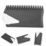 Alomejor Peigne de Cire de Surf, Ensemble de 2 Pièces, Racloir pour Nettoyage de Planche avec Bord Dentelé et Droit