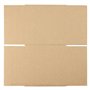 PINGEUI Lot de 20 boîtes carrées en carton ondulé de 15 x 15 x 15 cm pour envoi, emballage, expédition
