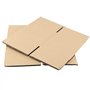 PINGEUI Lot de 20 boîtes carrées en carton ondulé de 15 x 15 x 15 cm pour envoi, emballage, expédition