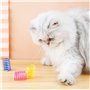 DOULEIN Jouet Ressorts Chat, 20 Pièces Printemps Jouet de Chat Coloré Interactif Chat Jouets Ressorts en Spirale en Plastique po