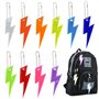 Lot de 10 réflecteurs pour Enfants - Réflecteurs de sécurité - Porte-clés Flash - pour Enfants et Adultes - Réflecteurs