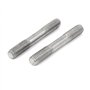 sourcing map Goujon Double Extrémité Filetage 304 Inox Acier Serré Réglable Pousser Tige M10 x 70mm 10Pcs