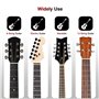 WiNGO Support mural pour guitare, Conception unique Support guitare mural porte crochet pour guitare acoustique électrique, ukul