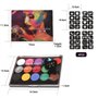 15 Couleurs Palette de Maquillage Enfants avec 2 Pinceaux