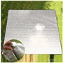 HJYDGJ Tapis de Camping en Film d'Aluminium - Ultra Léger, Pliable, Isolation Thermique - Couverture Isolante pour Tente 200 × 2