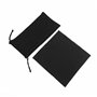 50 pièces Étuis à lunettes souple Etui de protection en microfibre noir Etui de nettoyage Lunettes de soleil Lunettes de vue Poc